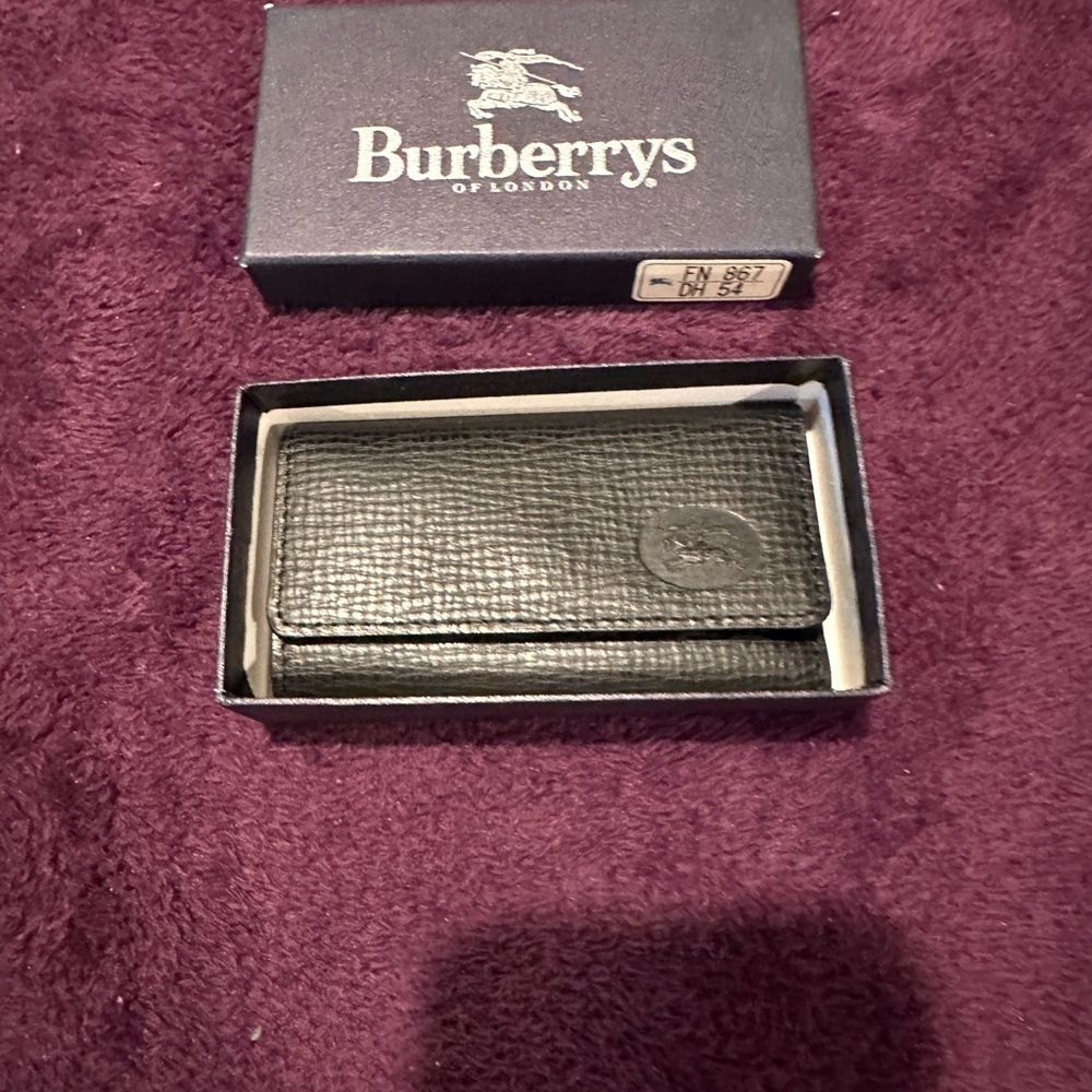 Burberry Black 4 Key Holder